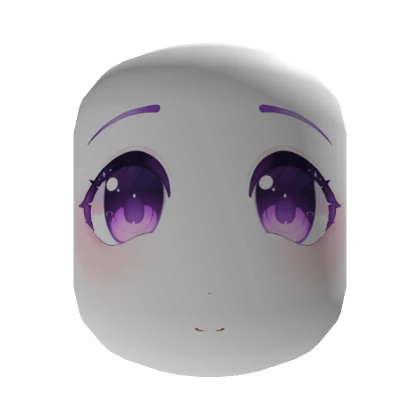 Cute Purple Anime Eyes [Institutional White]