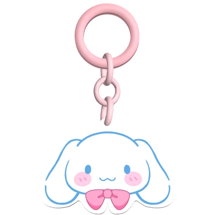cinnamoroll key chain (pink)