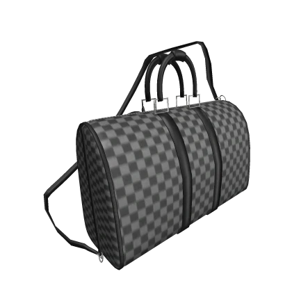 Luxury Checkered Designer Duffle Bag 