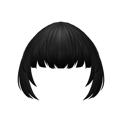 Soft Full Bangs (Black)