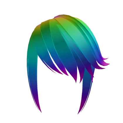 Epic rainbow scene bangs :3