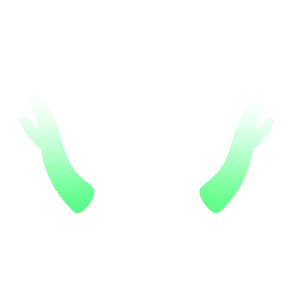 Glowing Green Dragon Horns