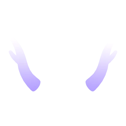 Glowing Purple Dragon Horns