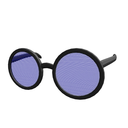 Blue Transparent Glasses