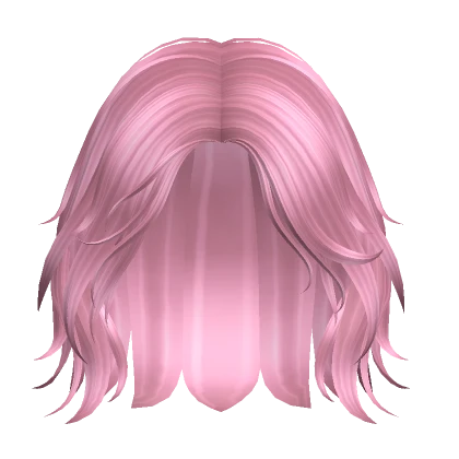 Short Wavy Hair (Pink)