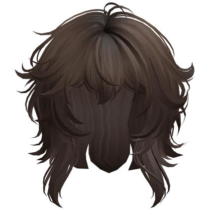 Messy Anime Short Wolfcut (Brown)