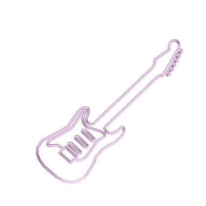 Purple Line Guitar