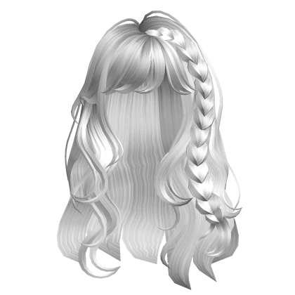 Braided Messy Waves(Silver)