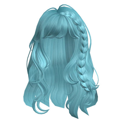 Braided Messy Waves(Blue)