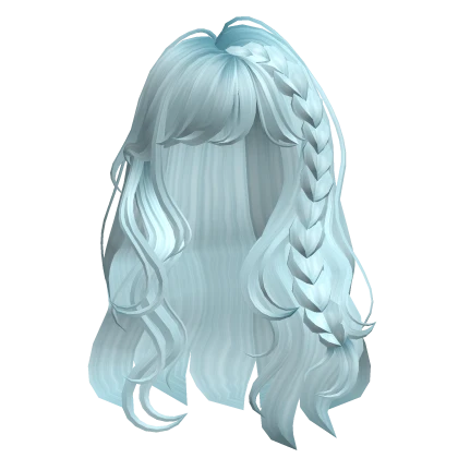 Braided Messy Waves(Light Blue)