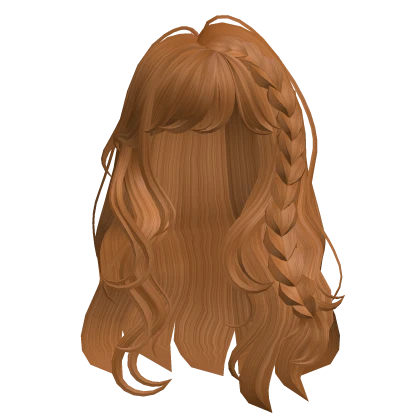 Braided Messy Waves(Ginger)