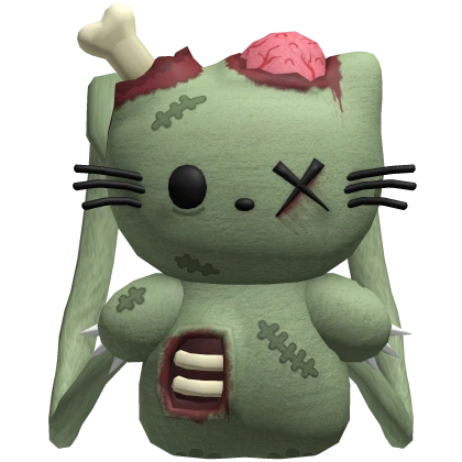 ♡ zombie kitty plushie backpack 3.0