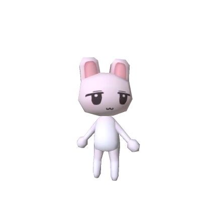 Mini White Chibi Bunny