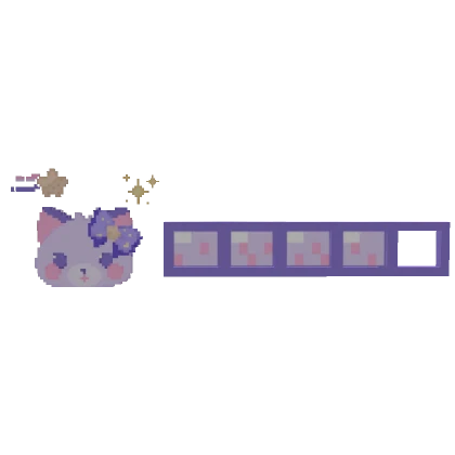 Starlight Kitty 8-bit XP Bar