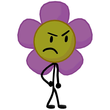 Flower shoulder pal from BFDI / BFB