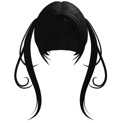 ♡ darling wistful gothic pigtails in black