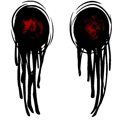 Animated Red Eyes Crying Ink