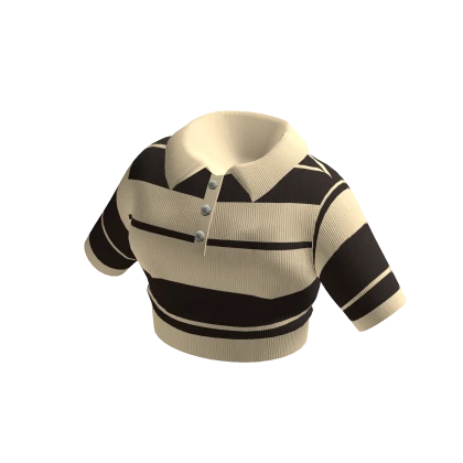 Stripe Crop Top Shirt