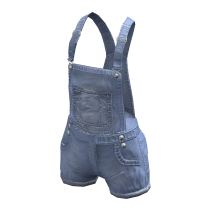 overalls shorts denim
