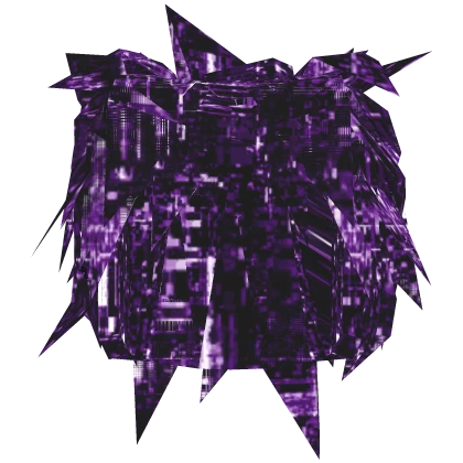 Purple Glitch Scene Hair [Animated]