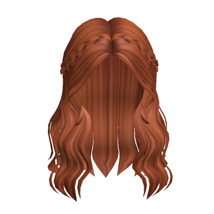 Wavy Beach Hair in Ginger