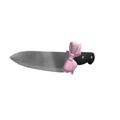 ♡ Holdable knife with pink bow ♡