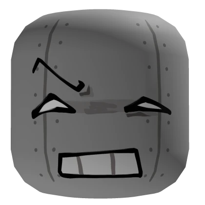 cautious robot face (RECOLORABLE EYES)
