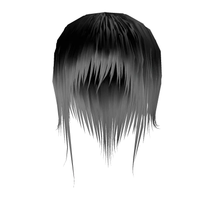 Black/White Wispy Long Vkei Hair