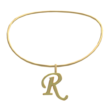 ꒰3.0꒱ MG initial necklace: R
