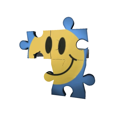 Smiley Puzzle Face Mask