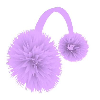 Purple Fluffy Earmuffs