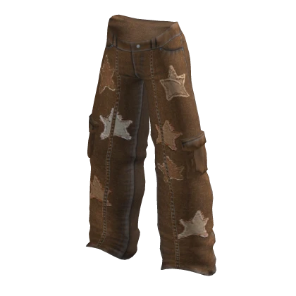 Brown Y2K Baggy Jeans