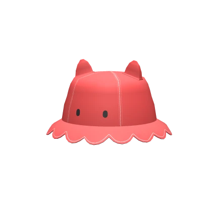 Preppy Red Octopus Bucket Hat