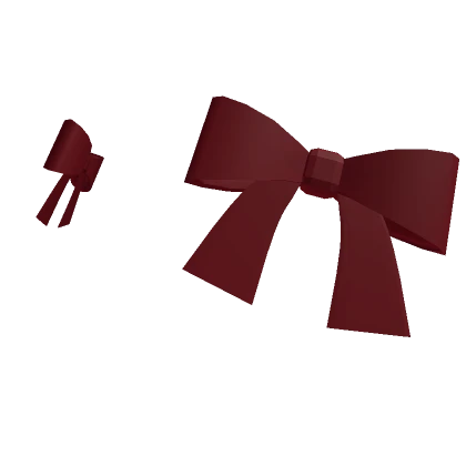 ♡﹒cute red double bows