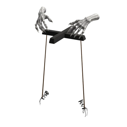 haunted black wooden puppet hands doll