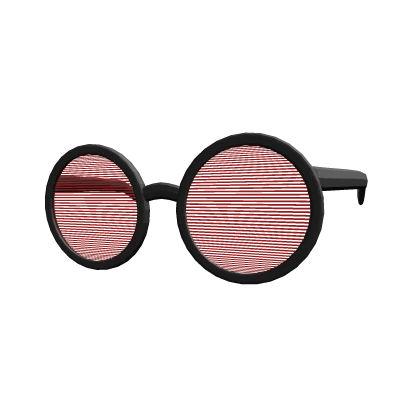 [Default] Red Transparent Glasses