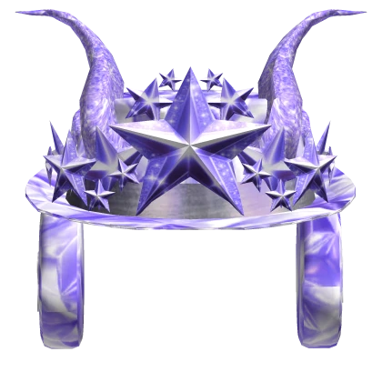 Lavender Sparkle Time Festive Fedora Crown Horns