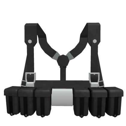 Black Webbing German Y-Strap Pouches German WW2