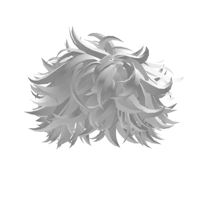 White Messy Soft Hair V2