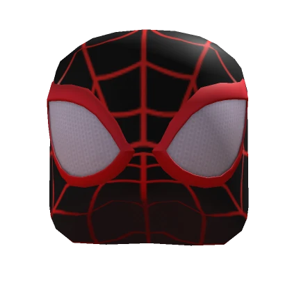 Half Mask - V2 Webbed Spider Super Hero Man Hat