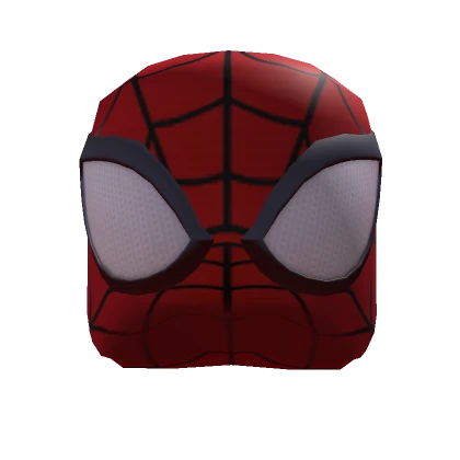 Half Mask - Webbed Spider Super Hero Man Hat