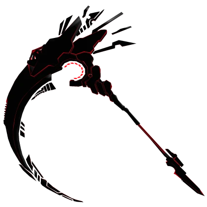 Black Cyber Scythe (Red)