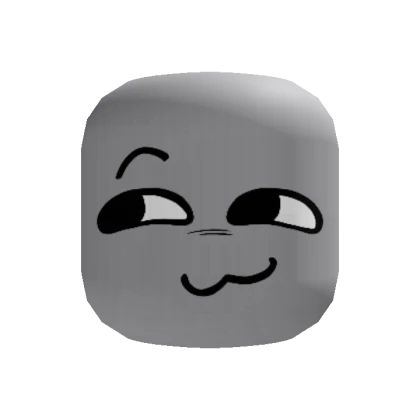 Smug Cartoony Face (Recolorable)