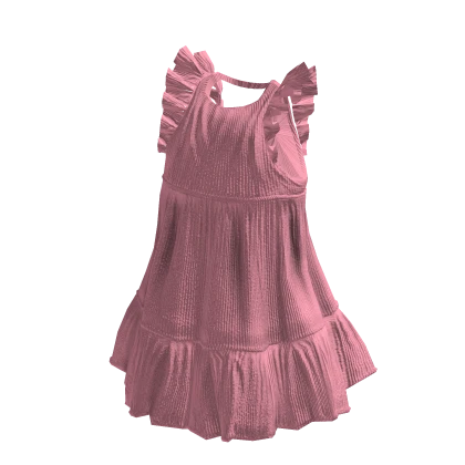 Pink Cute Mini Dress