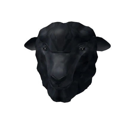 Black Sheep Full Head Animal