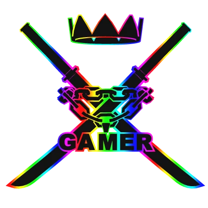 GAMER Cartoony Rainbow Chain Necklace King Combo