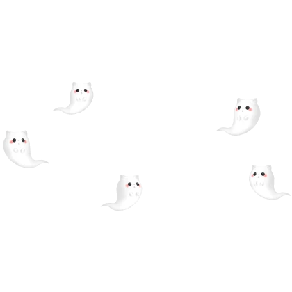 Cute Glowing Ghost Cats Kitties Aura