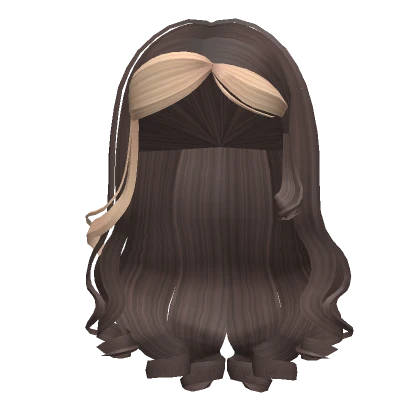 Graceful Curlicue Hair (Brown & Blonde)