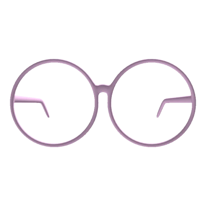 Round Pastel Pink Glasses (Middle)