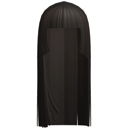 ☆ goth y2k emo vampire hime cut dark brown